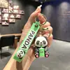 Chaveiro Pingente de Panda Desenho Animado Anel de Chaveiro de Panda Chaveiro Pequeno Presente Fabricante Atacado Pingente para Carro Bolsa