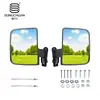 Espelho Retrovisor Universal para Carrinho de Golfe CIUB CAR EZGO YAMAHA com Alça Fábrica de Origem