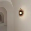 Luminária de Parede de Vidro Estilo Nórdico, Design Simples, Personalidade Criativa, Arte, Ambiente para Sala de Estar, Parede de Fundo, Quarto, Cabeceira, Corredor