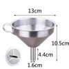 Funil Industrial de Pasta Líquida com Suporte, Cônico de Aço Inoxidável, Calibre Grande, Não Padrão 304