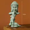 Escritorio de estilo chino, Buda Wei del Norte, estatua de Buda, micropaisaje de Buda, pecera, paisajismo, rocalla, adornos de escritorio, té, mascota, fragancia, decoración de camino