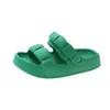 Pantuflas de verano para mujer para exteriores con una sensación cómoda, nuevas y elegantes, con suela gruesa, para interiores, hogar y baño, antideslizantes, para parejas