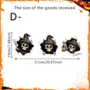 Halloween varios gatos personalizados, gato negro, animales pegatinas creativas para inodoro, decoración de sala de estar y dormitorio, pegatinas de pared impermeables removibles