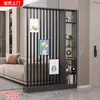 Pantalla de entrada para sala de estar para casas pequeñas, estante simple para entrada, panel divisor de cocina minimalista