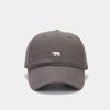 Boné de Baseball Bordado de Urso Polar Novo Simples Estilo Japonês Feminino Estilo Coreano Primavera e Verão Top Macio Casal Boné Versátil