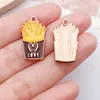 Acessórios de Joias DIY Liga Gota de Óleo Rosca Pirulito Bolo Sobremesa Comida Pingente Pingente de Chaveiro