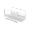 Estante de Almacenamiento para Papel Film Estante de Almacenamiento por Capas para Gabinete de Cocina Caja de Almacenamiento Apilable para Rollos de Papel, Papel de Aluminio y Bolsas de Plástico