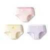 Cuecas Balabala Baby, Boxer de Algodão Puro para Crianças, Meninos e Meninas, Pacote com Três Shorts