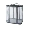 Cesta para ropa sucia, cesta para ropa sucia plegable de gran capacidad para el hogar, cesta para ropa sucia con asa, cesta de almacenamiento portátil de malla para juguetes y ropa.