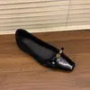 Primer Encuentro con la Temporada: Zapatos Planos Elegantes de Gamuza con Lazo Oculto, Nuevos para Primavera y Otoño, Slip-On de Piel Suave para Mujer, para el Trabajo