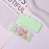 Desenho Animado Fofo Bolinho Pequeno Borda Ondulada Resina com Estampa Glitter Patch DIY Presilha Lateral Capa de Celular Flor para Sapato Acessórios