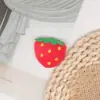 Nuevo peluche de oso fresa de dibujos animados lindos accesorios para el cabello de fresa accesorios de bricolaje accesorios para bolsa de muñeca calcetines