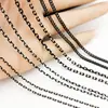 Accesorios para Joyería DIY Cobre Antidesvanecimiento Negro Natación Sección Larga Cadena Suelta para Suelo Collar Pulsera Cadena de Extensión Hecha a Mano Material