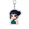 Merchandising de Anime del Grupo de Chicas Cazadora de Demonios Transfronteriza Llavero Acrílico de Grupo de Chicas Colgante de Dos Piezas Mochila Accesorios para Estudiantes
