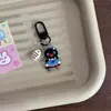 Chaveiro Pinguim Pingu Pequeno Peixe Pingente Acrílico Dupla Face Desenho Animado Fofo Pingente de Bolsa Presente para Melhor Amigo