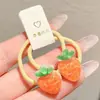 Gomas para el pelo de niña de verano, frutas, lindas, amigables con el pelo de bebé, para niñas pequeñas, bandas de goma, bandas de goma para niños, accesorios para el pelo