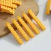 Clipe Selador de Batata Frita Simulada, Clipe Ímã de Geladeira, Clipe Selador de Lanches, Pequeno Clipe para Alimentos, Tira Seladora para Sacos Plásticos