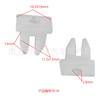 Accesorios para Luces Antiniebla de Coche, Clips de Fijación para Instalación de Revestimiento Interior, Tornillos Autorroscantes para Panel de Embellecedor, Clips de Nylon para Montaje en Base