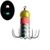 GEYAFISHING barco de pesca em alto mar pesca de costa cor pérola luminosa brilhante aço inoxidável banhado oito garras oito com oito anzol polvo