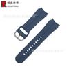 Adequado para Galaxywatch7/6/5/4 Pulseira de Silicone com Fivela de Pino Pulseira para Relógio Inteligente Samsung Estilo Fashion