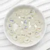 Ding Yi Luna Fría Nueva Cuentas de Oro Cuentas Sueltas Chapado en Color Agujero Pasante Agujero Recto Pulsera Collar Resina Accesorios DIY