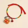 Pulseira de Corda Colorida do Festival do Barco Dragão Corda Vermelha Tecida à Mão Infantil Bebê Pequeno Zongzi Corda de Mão Presente de Lote Festival de Maio