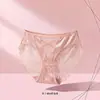 Nuevo Artículo Caliente 2026: Tanga Sexy de Encaje y Malla Patchwork de Cintura Baja con Tirantes Finos Cruzados y Refuerzo de Algodón Puro para Mujer