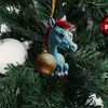 Colgante Acrílico de Alta Definición de Pony Navideño Nuevo Transfronterizo Decoración de Árbol de Navidad Arreglo Colgante Pequeño Decoración de Ambiente