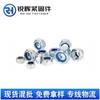 Tuercas de seguridad galvanizadas, Tuercas de nylon anti-aflojamiento fabricadas en EE. UU., Tuercas hexagonales autoblocantes de acero al carbono, Tuercas anti-aflojamiento al por mayor en stock