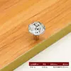 Manijas para Puertas de Gabinetes y Armarios, Manijas de Cristal Blanco Marfil y Negro, Manijas para Cajones y Gabinetes para Exportación, Manijas Gruesas de Agujero Único