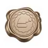 Série de Natal Adesivos de Selo de Cera Bronze Antigo para Envelopes, Convites, Garrafas de Vinho e Decoração de Presentes