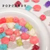 Shanhuhu Contas em Pó Brincos Pulseira Colar Artesanais Acessórios Joias DIY Artesanal Coelho Urso Concha Fofo