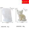 Molde de Silicona con Forma de Perro Lindo de Dibujos Animados para Velas de Aromaterapia DIY, Yeso, Decoración del Hogar, Molde Hecho a Mano
