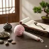 Martillo de Bienestar de Ajenjo Satén Martillo de Masaje de Ajenjo Puro Cuidado de la Salud Martillo de Ajenjo Regalo de Vacaciones con Impresión Personalizada