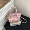 Pingente de Pônei Versátil e Fofo Novo Estilo para Trabalho e Deslocamento, Bolsa Pequena de Balde de Luxo Leve de Alta Qualidade, Bolsa Transversal de Nicho