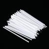 Fábrica em estoque atacado 3*120 transparente PP haste de bandeira de manivela manual pp plug-in para bolo transparente oco suporte de chumbo de estrada