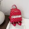 Mochila transfronteriza de gran capacidad, nuevo diseño de lunares, con estampado de alta gama, mochila casual y versátil para mujer