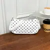 Bolso de Moda Nuevo para Mujer 2026, Elegante Bolso de Hombro Fresco de Lunares, Lindo Bolso de Hombro para Salidas Diarias de Estudiante