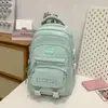 Mochila Nueva de Color Sólido de Gran Capacidad, Estilo Ins Academy Japonés, Mochila Versátil con Múltiples Compartimentos Reductora de Peso para Estudiantes de Secundaria