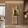 Pinturas de Pared Estéticas de Entrada de la Dinastía Song, Arte de Pared Estilo Chino Nuevo Frente a la Puerta, Pinturas Decorativas de Atmósfera de Sala de Té de Alta Gama