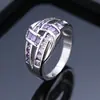 Anillos de Cobre Puro con Circonita Cúbica Transfronterizos Europeos y Americanos para Mujer, Exquisitos Regalos para Enamorados, En Stock, Venta Directa del Fabricante