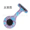 Popular Reloj de Pulsera Redondo para Enfermera con Transferencia de Agua y Estampado Colorido, Correa de Silicona, Reloj de Moda Universal para Estudiantes Mujeres, Esfera al por Mayor