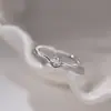 Anillo de estrella ultra brillante estilo coreano para mujer, diseño de nicho de lujo ligero, estrella de cinco puntas de circonita, anillo ajustable para dedo índice, regalo para novia