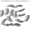 Venta directa de Amazon, venta al por mayor, joyería artesanal de bricolaje, pulsera de aleación de plata antigua, accesorios de codo, colgante, hebilla de conexión