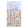 Adesivos de Unha com Elementos de Natal Originais 5D Estéreo em Relevo Feliz Natal Adesivos de Arte para Unhas DIY Joias Estilo Aa