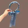 Diadema de Lazo de Cinta Floral de Verano para Mujer, Pinza para el Cabello de Dientes de Agarre Fuerte, Goma para el Cabello, Diadema Trenzada, Accesorio para el Cabello
