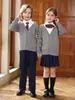 Conjunto de Uniforme Escolar Primario, Uniforme de Jardín de Infancia, Uniforme de Clase Estilo Británico, Uniforme de Fabricante, Uniforme de Presentación Coral, Uniforme de Presentación del 1 de Junio