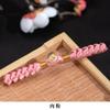 Botón de hebilla de placa Hanfu, nuevo estilo chino, cuentas de lámina de oro de colores, hebilla trenzada torcida, accesorio de hebilla decorativa de traje Tang tejido a mano