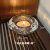 Copo de Vela com Textura de Luz e Sombra, Enfeites Atmosféricos, Decoração Romântica para Jantar à Luz de Velas, Adereços para Fotos, Castiçal