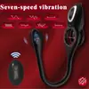 Anillo Vibrador de Silicona Recargable Amazon Aiser para Hombres, Funda Doble para Pene con Control Remoto Eléctrico